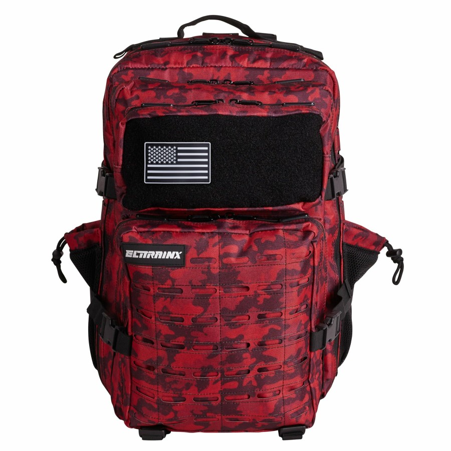 Mochilas Elitex Training | Mochila Tactica V2 45L Rojo Camuflaje