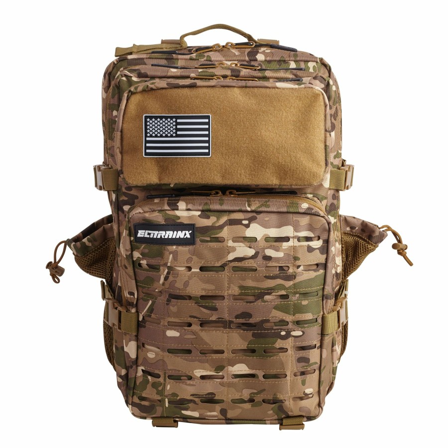 Mochilas Elitex Training | Mochila Tactica V2 45L Camuflaje Militar