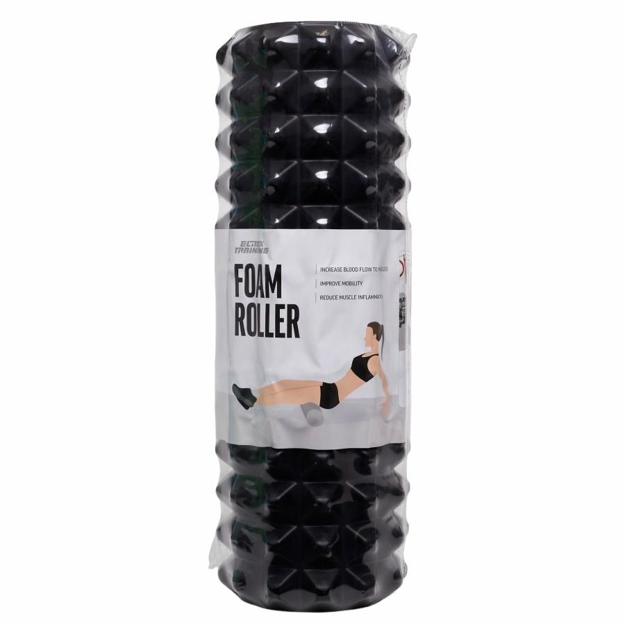 Material Elitex Training | Foam Roller Esponjoso Negro