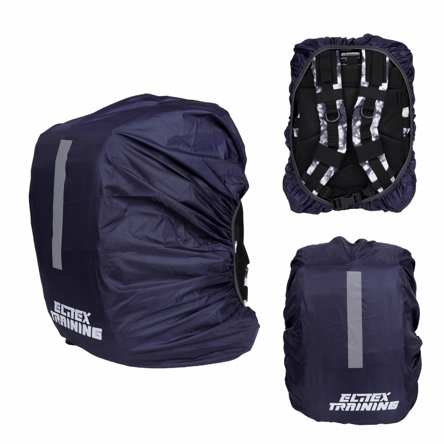 Mochilas Elitex Training | Funda Protectora Impermeable Azul Para Mochila 25L Con Banda Reflectante