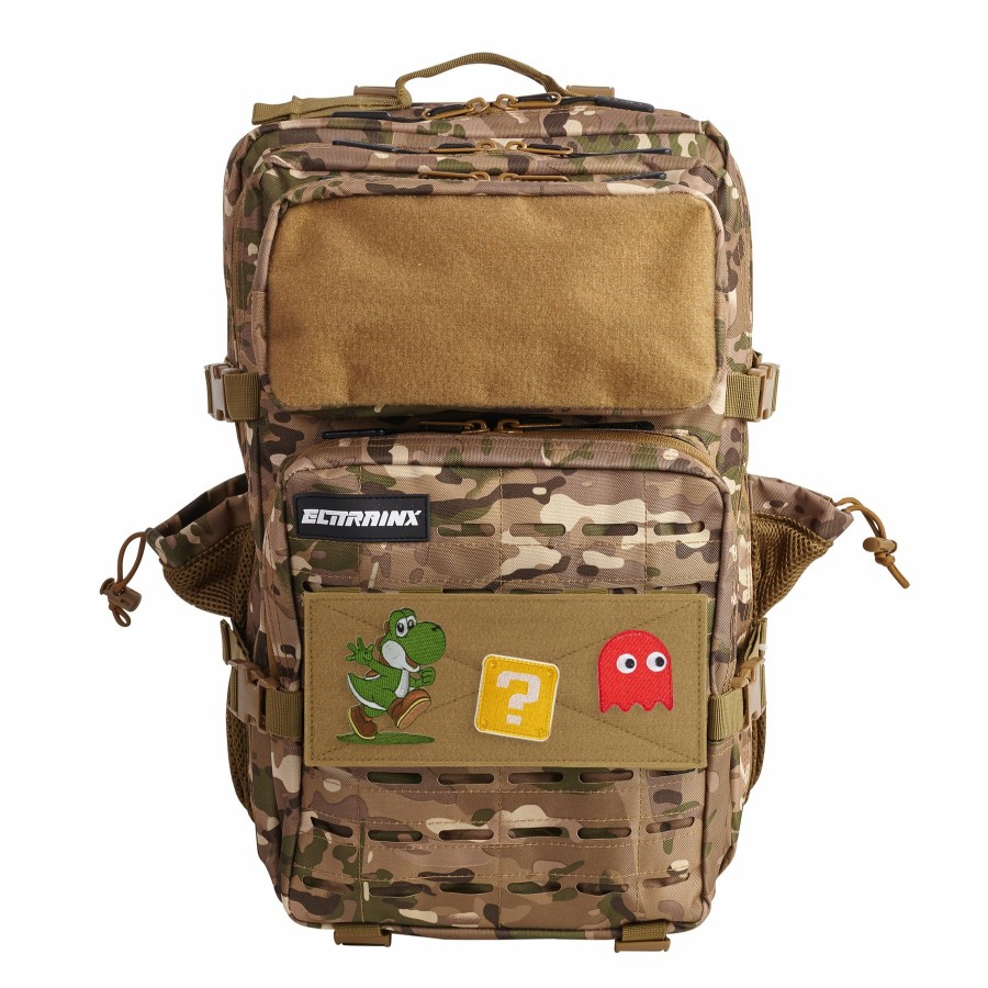 Parches Elitex Training | Panel De Velcro Para Mochilas De 45L Khaki